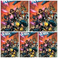5 Pack Uncanny X-Men #1 Kubert Variant PRESALE 8/7 Marvel Comics 2024 picture