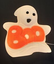Vintage Ghost BOO Lighted Blow Mold Grand Venture 1997 Made in USA picture