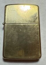 Vintage 1932 - 1986 Solid Brass Zippo Lighter picture