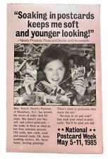 National Postcard Week 1985 Advertising Ephemera Limited Edition picture