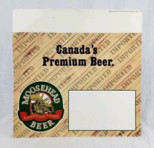 Vintage Moosehead Beer Poster Sign Canada Brewery Canadian Lager Pub Advertising picture
