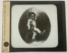 Civil War magic lantern slide of African American picture