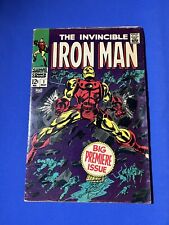 The Invincible IRON MAN # 1  (1968)    MID GRADE    BIG PREMIERE ISSUE - ORIGIN picture