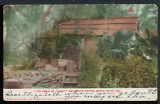 1906 Santa Anita CA Cabin at Lucky Baldwin's Ranch Historic Vintage Postcard picture