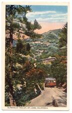 Mt. Lowe California c1920's Climbing by Trolley, Pacific Electric Railway picture
