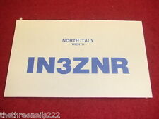 QSL RADIO CARD - IN3ZNR - ITALY - 2011 picture