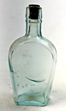 Vintage C & I Aqua Glass Whiskey Bottle - 6