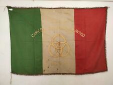 vintage Italian beautiful flag or banner  textile wall hanging item964 picture
