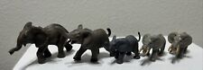 Plastic Miniature Animals Safari Ltd & D-73527 Schleich Elephant LOT Of 5 picture