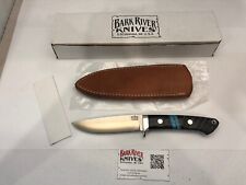 Bark River Knives Wilderness 5 CPM Cru-Wear Impala Red Liner/ Turquoise 1st Run picture