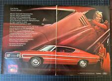 Vintage 1969 Ford Torino 2-Page Print Ad picture