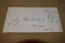 Hannibal Hamlin 1864 Signed Free Frank envelope Abraham Lincoln Vice President picture