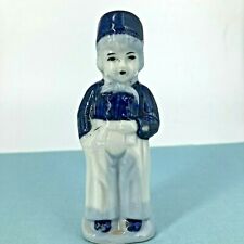 Dutch Vintage Figurine Blue White Minature Small Made in Japan picture