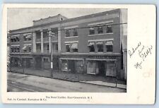 East Greenwich Rhode Island Postcard Hotel Updike Exterior Building 1898 Vintage picture