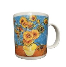 CHALEUR Master Impressionist D. Burrows Van Gogh Sunflowers Mug Coffee Cup 14 Oz picture