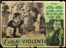 Jean-Louis Trintignant VIOLENT SUMMER 1959 Italian Movie Poster Photobusta picture