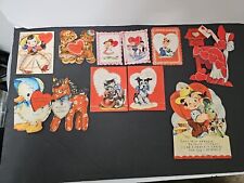 11 Vintage 1940 50 Valentine Cards  picture
