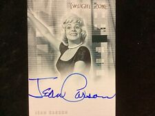 TWILIGHT ZONE A-27 JEAN CARSON AUTOGRAPHED CARD IN EXCELLENT CONDITION picture