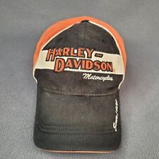 Harley-Davidson Motorcycles Since 1903 Cap Hat Size Medium M Orange Black picture