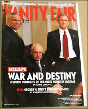 February 2002 Vanity Fair Magazine War and Destiny George W. Bush Colin Powell picture