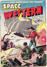 SPACE WESTERN COMICS #41 RARE 1952 Golden Age G+ SPURS JACKSON Campbell Cvr Art picture