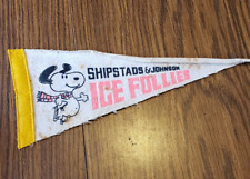 Vintage Pennant Felt Shipstads and Johnson Ice Follies Snoopy picture