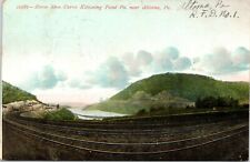 C.1907 Altoona PA Horse Shoe Curve Kittaning Point Pennsylvania Postcard 921 picture