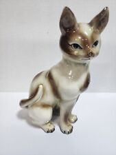 Vintage Porcelain Siamese Cat Figurine Wales Made In Japan 9