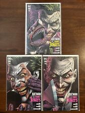 DC Batman Three Jokers (2020) Books 1 (2nd Print) 2 & 3 VariantsComplete Set picture