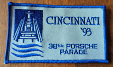 1993 Cincinnati 38th Porsche Parade Patch picture