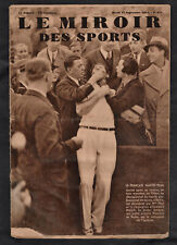 Original French Sports Magazine Sept 1932 Tennis Cycling Tilden Cochet Boxing picture