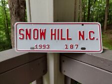 Snow Hill, NC License Plate 1993 picture