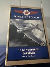 Vtg ERTL Wings of Texaco 1932 Northrop Gamma Diecast Model Plane Coin Bank picture