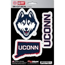 uconn connecticut huskies team logo mascot college sticker decal set usa made picture