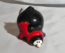 Vintage Ceramic Skating Penguin Figurine #75 picture