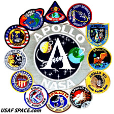 Authentic AB Emblem - APOLLO Program Mission's - NASA PATCH COLLAGE - USA - MINT picture