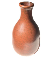 1967 Vintage Elegant Chinese Vase Burnt Orange Rust Mid-Century Modern Fine Art picture