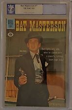 Bat Masterson #7 Vf-NM 9.0 PGX Off To White Page Dell 1961 Gene Barry High Grade picture