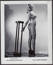 STRIPPER FETISH MODEL ANN WAGNER  IRVING KLAW VINTAGE ORIGINAL 4X5 1950'S #8 picture