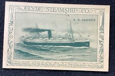 SS Arapahoe Clyde Steamship Company New York Ship Postcard 1916 picture