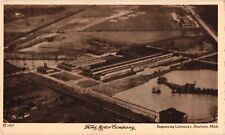 Highland Park Plant Ford Motor Company & Henry Ford Trade School c1927 Postcard picture