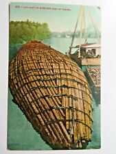 c1900s Antique Postcard Log Raft Of 8,000,000 Ft. Of Timber A5714 picture