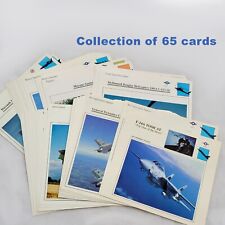 Set of 65 Edito-Services Atlas Editions War Planes Collector Cards picture