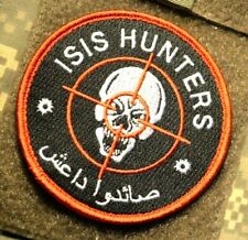 SYRIA-IRAQ GREEN BERETS SFG OIR US ADVISORS JTF vêlkrö PATCH: ISIS HUNTER  picture