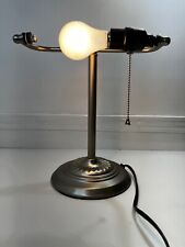 Vintage Bankers Desk Lamp Without Shade Working picture