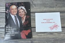 Vintage Personal Bob Hope And Dolores Christmas Card Signed picture
