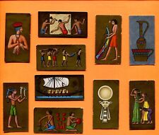 1928 CAVANDERS LTD LONDON TOBACCO CARDS 10 DIFFERENT ANCIENT EGYPT picture