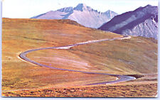 Postcard CO Tundra Curves on the Trail Ridge Road Rocky Mtn Ntl Park Colorado N3 picture