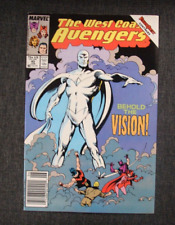 Marvel The West Coast Avengers #45 1st White Vision 1989 Newsstand picture