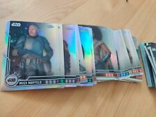 2023 Topps Star Wars Chrome Near Complete All Refractor Set #1-100 Miss 16 Cards picture